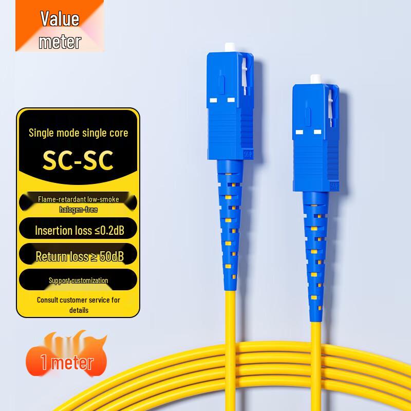 Telecom-Grade Fiber Optic Patch Cable