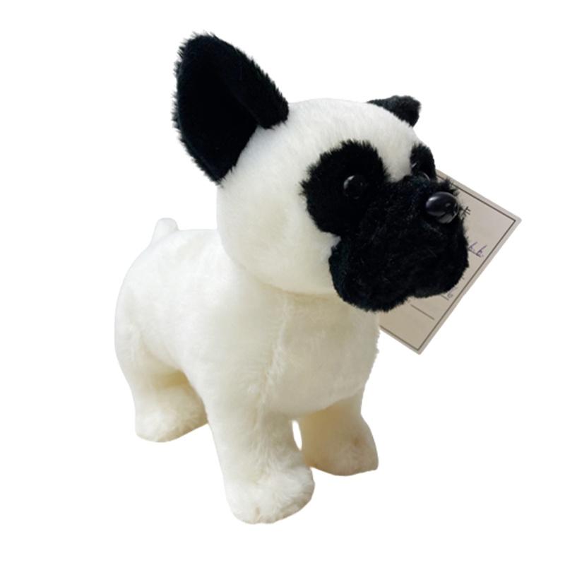 Милая плюшевая игрушка Бультерьер для детей Мягкая и приятная на ощупь Чучело животного Кукла-питомец В наличии)