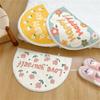 Ins Flower Rug Carpet For Bath Room Bedroom Bedside Area Rug Ins Smile Floor Mat Non -Slip Korea Bath Mat Tapis