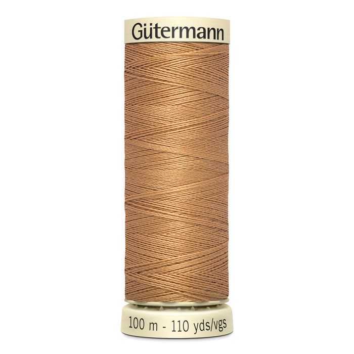 Fil à coudre 100% polyester Gütermann 1 Bobine - Att 307 - caramel
