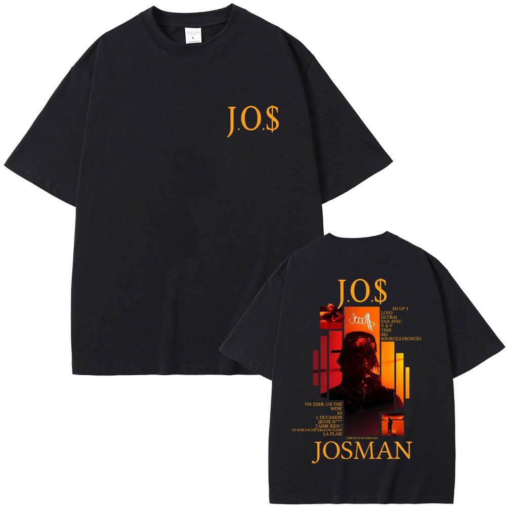 Rap Singer Josman JO album Pattern Tshirt for Men and Women Hiphop Fashion Pop Music Tshirt Casual Retro Street Tshirt