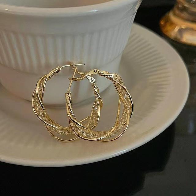 Новая модная тенденция, уникальный дизайн, элегантные нежные ретро преувеличенные многослойные серьги-гвоздики, женские ювелирные изделия, подарки на вечеринку, оптовая продажа