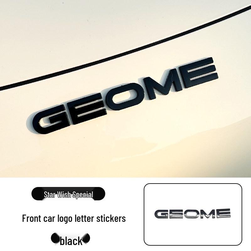 Geely Xingyuan Черный Воин Набор буквенных наклеек с логотипом автомобиля для декора салона