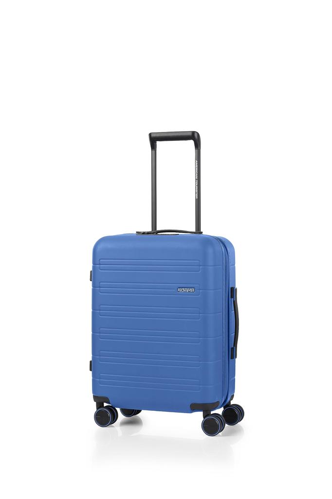American Tourister Novastream Spinner 67 Suitcase, Medium Size, Expandable, Lightweight, 64L, 67cm, 3.6kg, Navy Blue