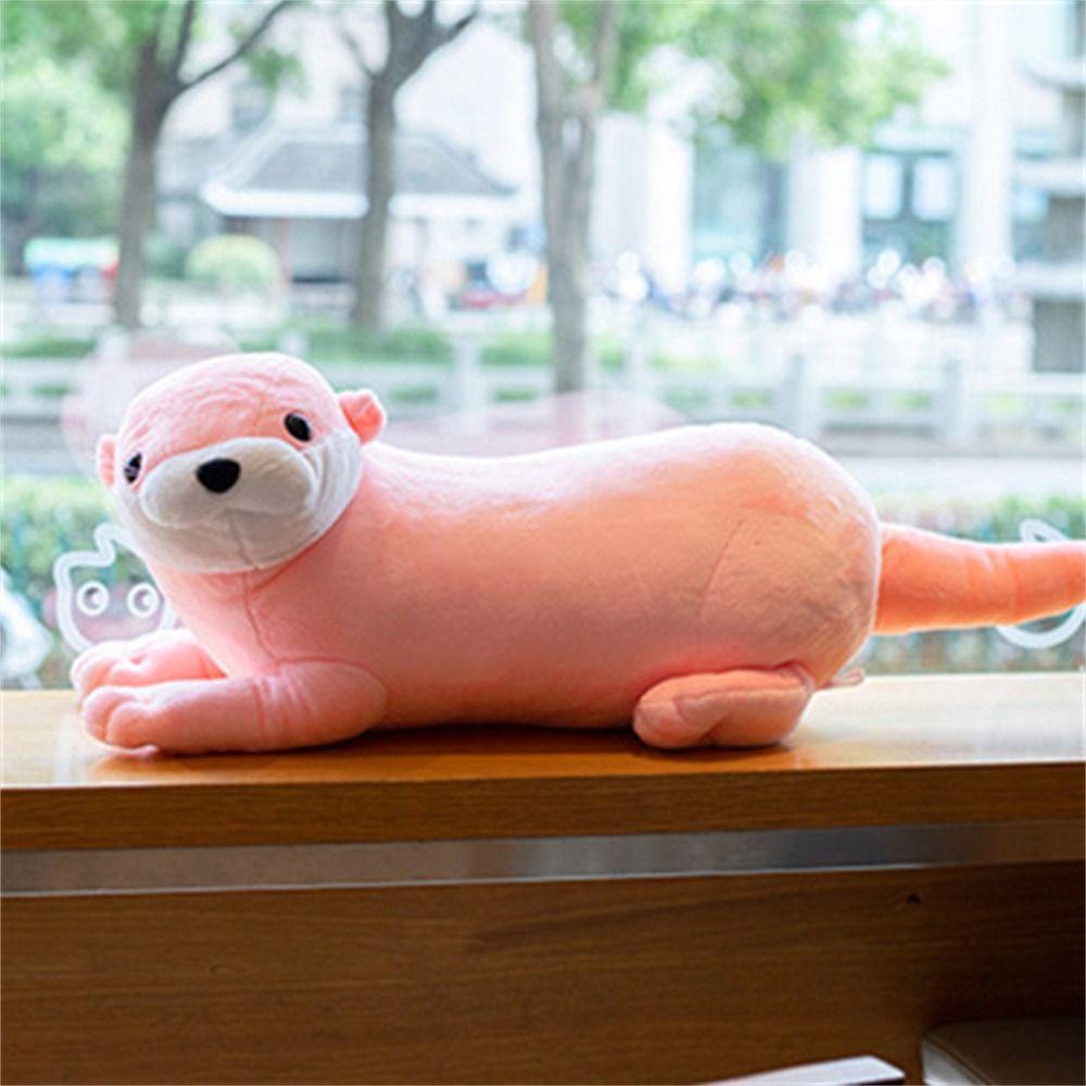 Otter Stuffed Doll Sloth Pillow 40cm 60cm Plush Toy Reallife Otter Stuffed Animal Otter Plush Toy