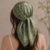 Square Scarf Female Hijab Headscarf Bandana Handkerchief Silk Scarves Woman Luxury Windproof Turban Headband Retro Bohemian