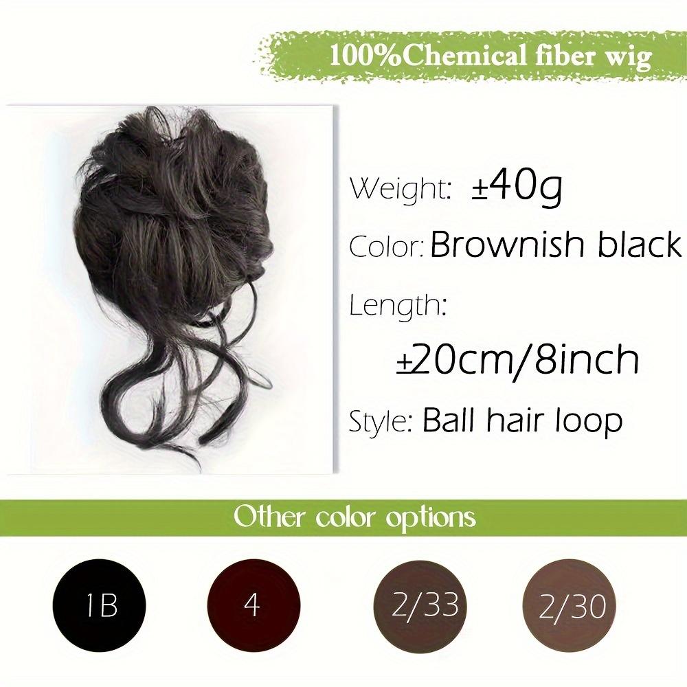 LISI HAIR Синтетические грязные волосы, булочка, взлохмаченный парик, заколка для наращивания волос, вьющиеся волнистые хвостики, парик для женщин