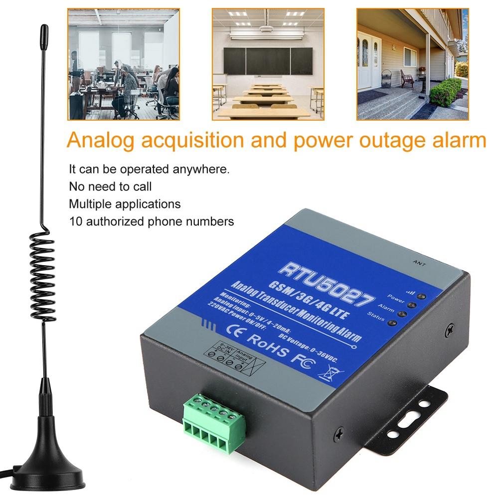 Аналоговый GSM-датчик оповещения, мониторинг состояния питания, контроллер сигнализации