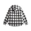 Новая мужская клетчатая рубашка с капюшоном, свободная куртка для мужчин и женщин, универсальная клетчатая куртка для мужчин и женщин