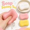 Creative Soap Squishy Toy Super Soft Realistic Soap Pinch Slow Rebound Fidget Toy  Office Desk Toy