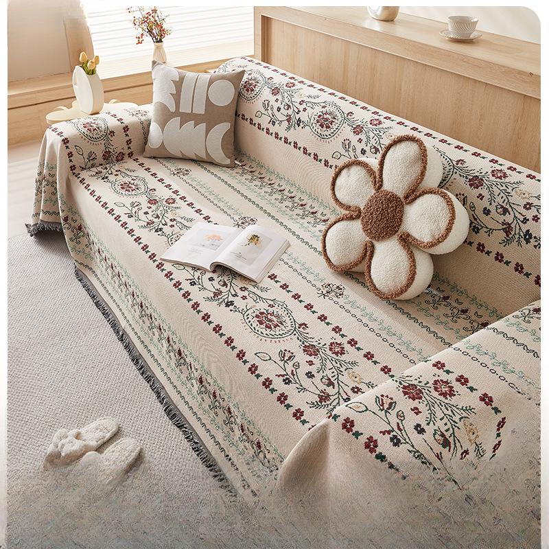 Sofa Towel Cover Cloth All-Inclusive Universal Blanket Household Sofa Cushion Picnic Camping Cushion Four Seasons Universal Sofa Cover Double-Sided