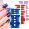 1 лист полных оберток для ногтей наклейки для ногтей полоски лака наклейки DIY блестящий клей для ногтей наклейки для ногтей для женщин и девочек