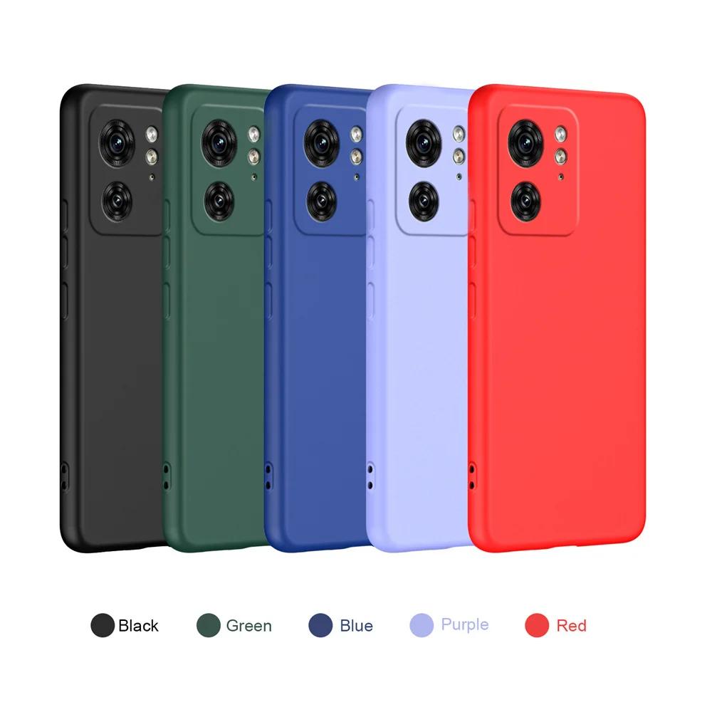 Чехол из жидкого силикона с покрытием Soft-Touch для Motorola Edge 50 40 30 Neo Edge 50 Fusion Для Moto G84 G85 G35 G34 G32 4G 5G Задняя крышка