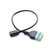 Электронный кабель Type C USB (гнездо) на 5-контактный винтовой клеммный разъем для эффективного монтажа без пайки