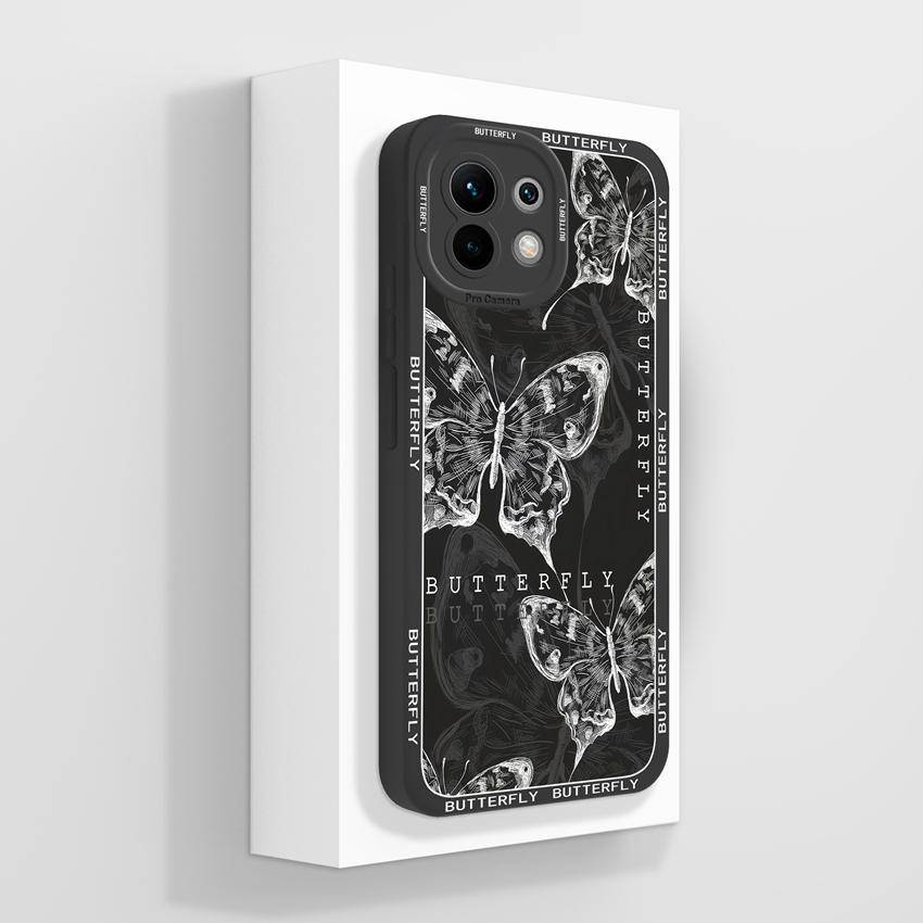 Чехлы для телефонов Xiaomi Mi 11 11T 11X Pro Lite 11i Милые мультяшные узоры для мальчиков и девочек Модный чехол Мягкий жидкий силикон Противоскользящие чехлы для корпуса Xiaomi