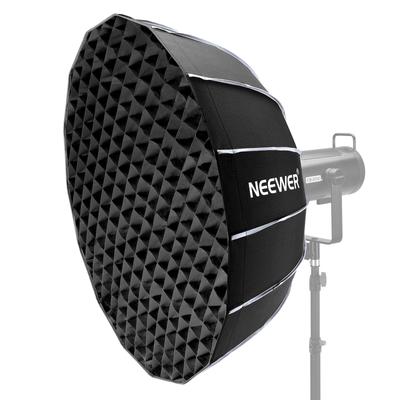 Параболический софтбокс NEEWER 85 см, параболический зонт, быстрая установка, складное крепление Bowens с металлическим салоном красоты, совместимый с Aputure Godox NEEWER CB200B CB60 MS60B