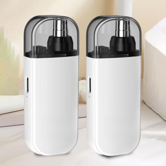 Электрический триммер для волос в носу с защитным колпачком от пыли, перезаряжаемый, водонепроницаемый, щадящий инструмент для удаления волос в носу для мужчин и женщин