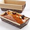 25Pcs/Set Freezable Paper Pastry Pan Handmade Creative Rectangle Shape Cake Case for Kitchen