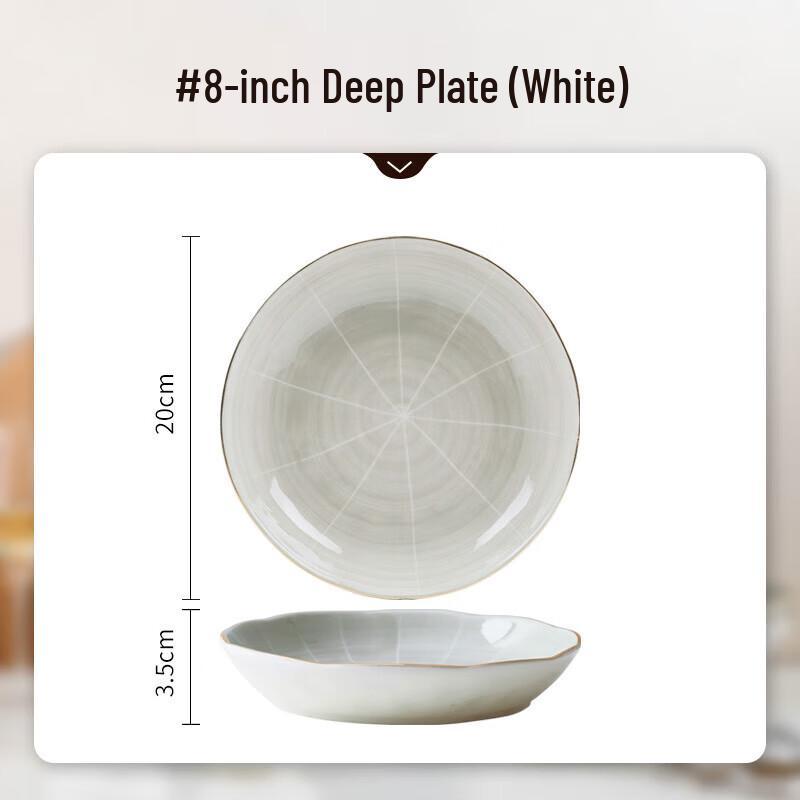 Wuhe SANGMO Nordic Style Ceramic Shallow Plate