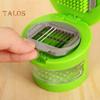Garlic Press Stainless Steel Mincer Crusher Easy To Clean Food Chopper Small Food Processor for Onions Peppers Cucumbers