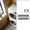 Space Optimizing Piling Set Direct current Most 27 Foot Wide Front Load Washer Dryer Twosomes for Easy Installation