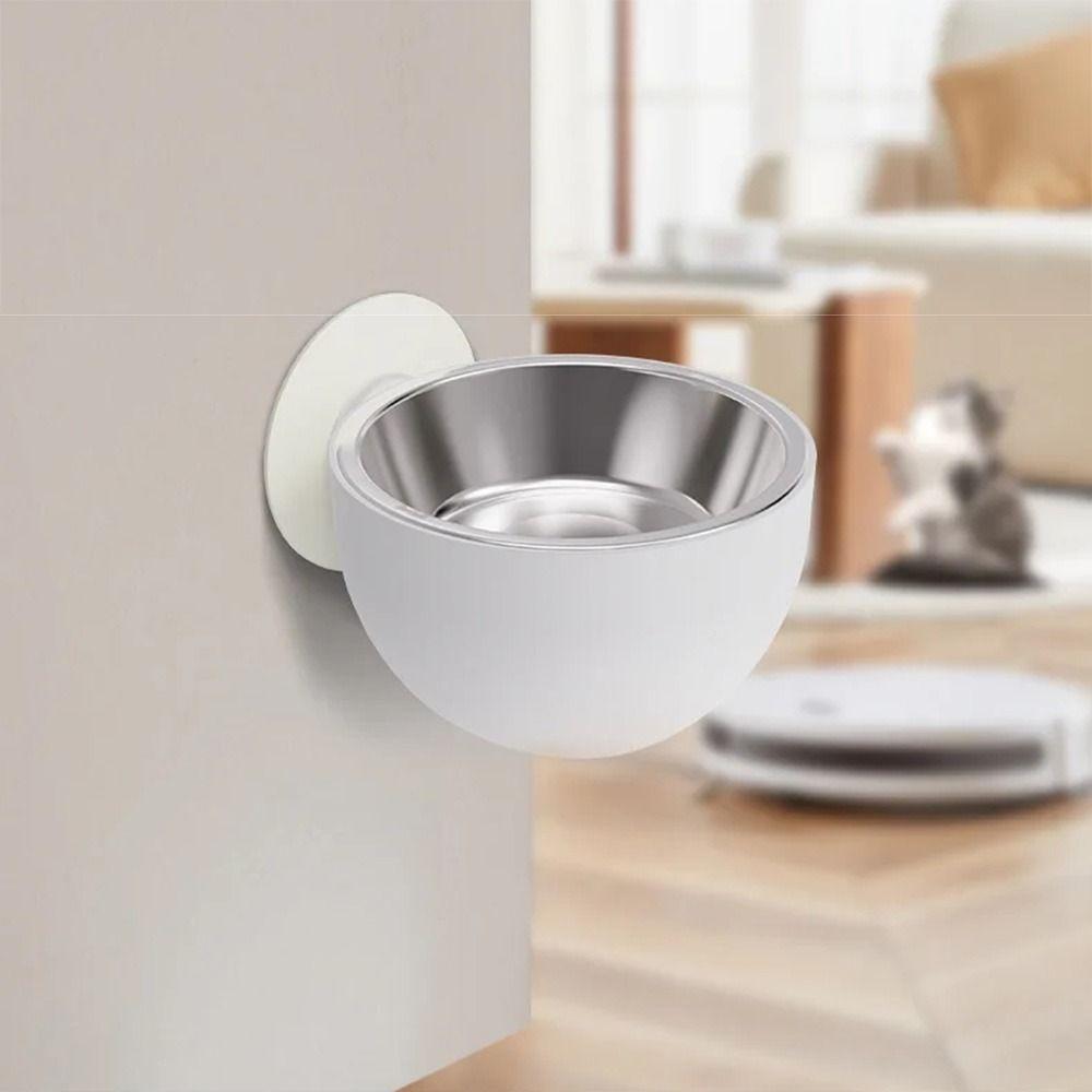 Stainless Steel Wall Mounted Dog Bowl Adjustable Height Hanging Dog Water Dispenser Rabbit