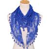 Women Jacquard Rose Shawl Polyester Church Prayer Headband Fashion Lace Fichu