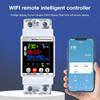 Tuya WiFi Energy Meter, 63A Multifunction Smart Energy Meter Circuit Breaker Overcurrent Protection