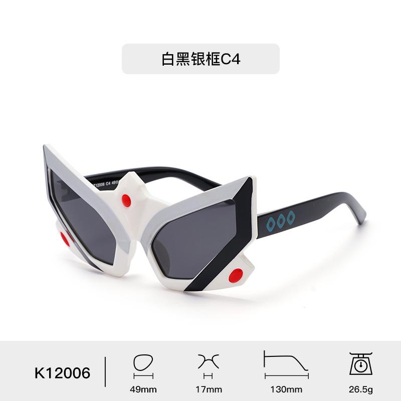 Cute cartoon silicone sunglasses for kids2026New polarized sunglasses for boys and girls, baby sunshades