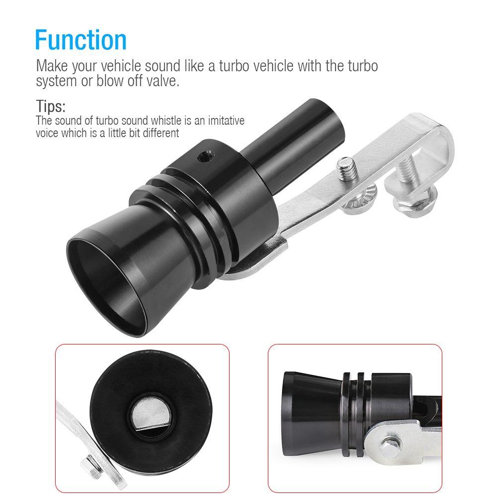 Valve Tail Exhaust Muffler Pipe Sound Simulator Whistle Car Turbo Exhaust Pipe Roar Maker Sound
