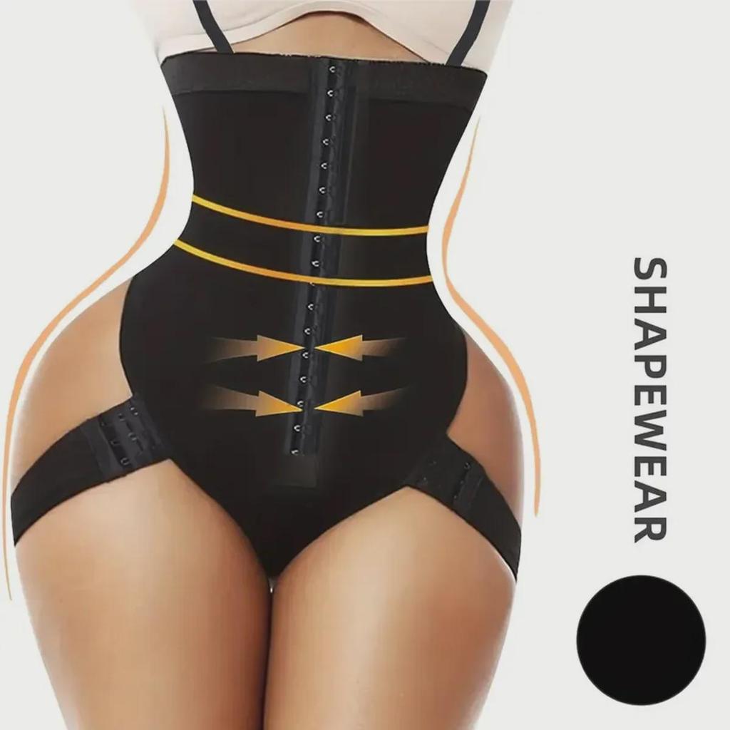 Утягивающие брюки с высокой талией и функцией коррекции живота — размер плюс, приподнимающие ягодицы, цельный дизайн