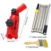 Multi-Angle Paint Brush Extension Handle Retractable Extension Pole Attachments Removable Wall Painting Rods for High Ceiling