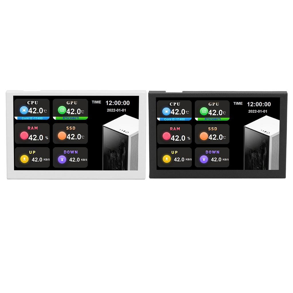  USB-экран дюймов 800x480 Разрешение Тип C Дополнительный экран ПК Данные Монитор для AIDA64