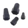 10PCS Lengthen Nut Cap Hexagonal Nut M6 M8 M10 M12PE Plastic Nut Protection Caps Hex Screw Protective Sleeve