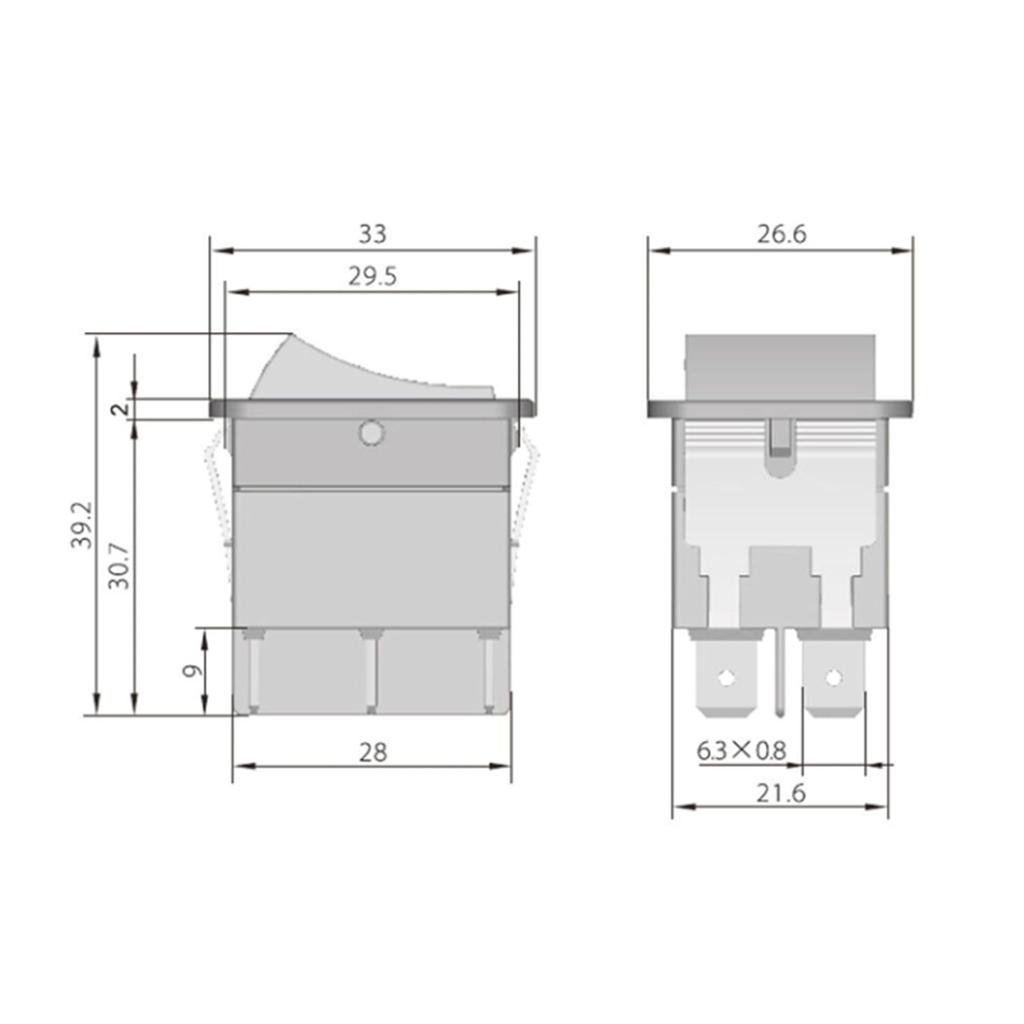 Upgrades Heavy Duty Switches 4 Pin PA66 Switches Electrical Power Control Heavy Duty Switches for Welding Machines