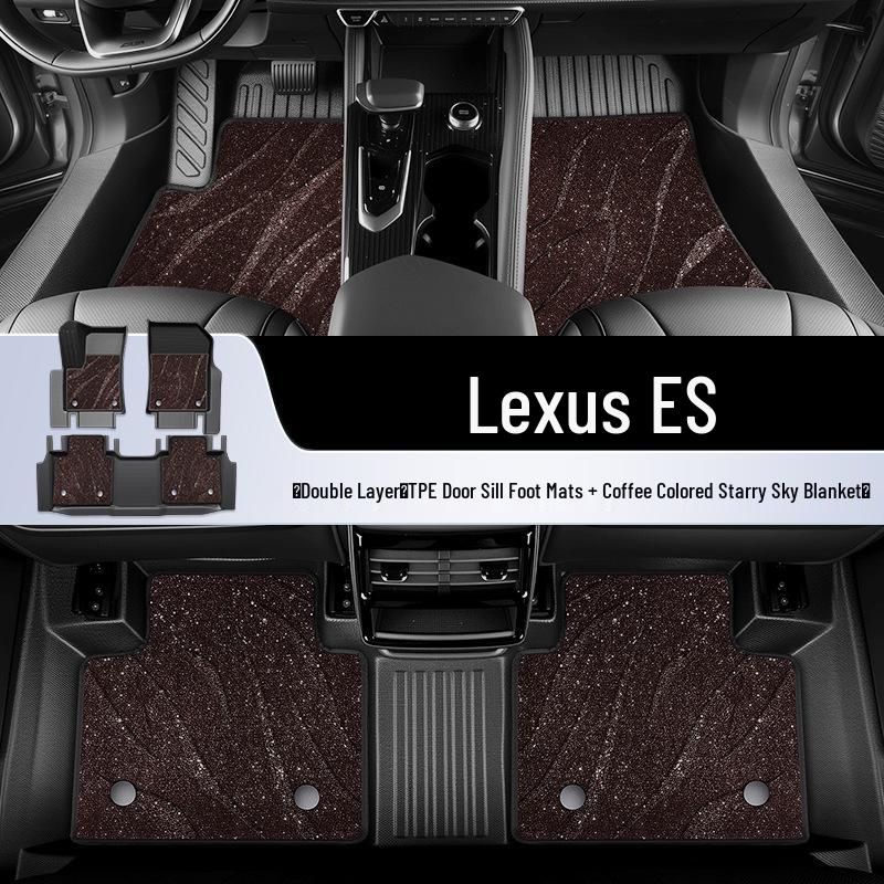 2025 Lexus ES200/300H Коврики на пол с полным покрытием из ТПЭ Декор салона автомобиля.