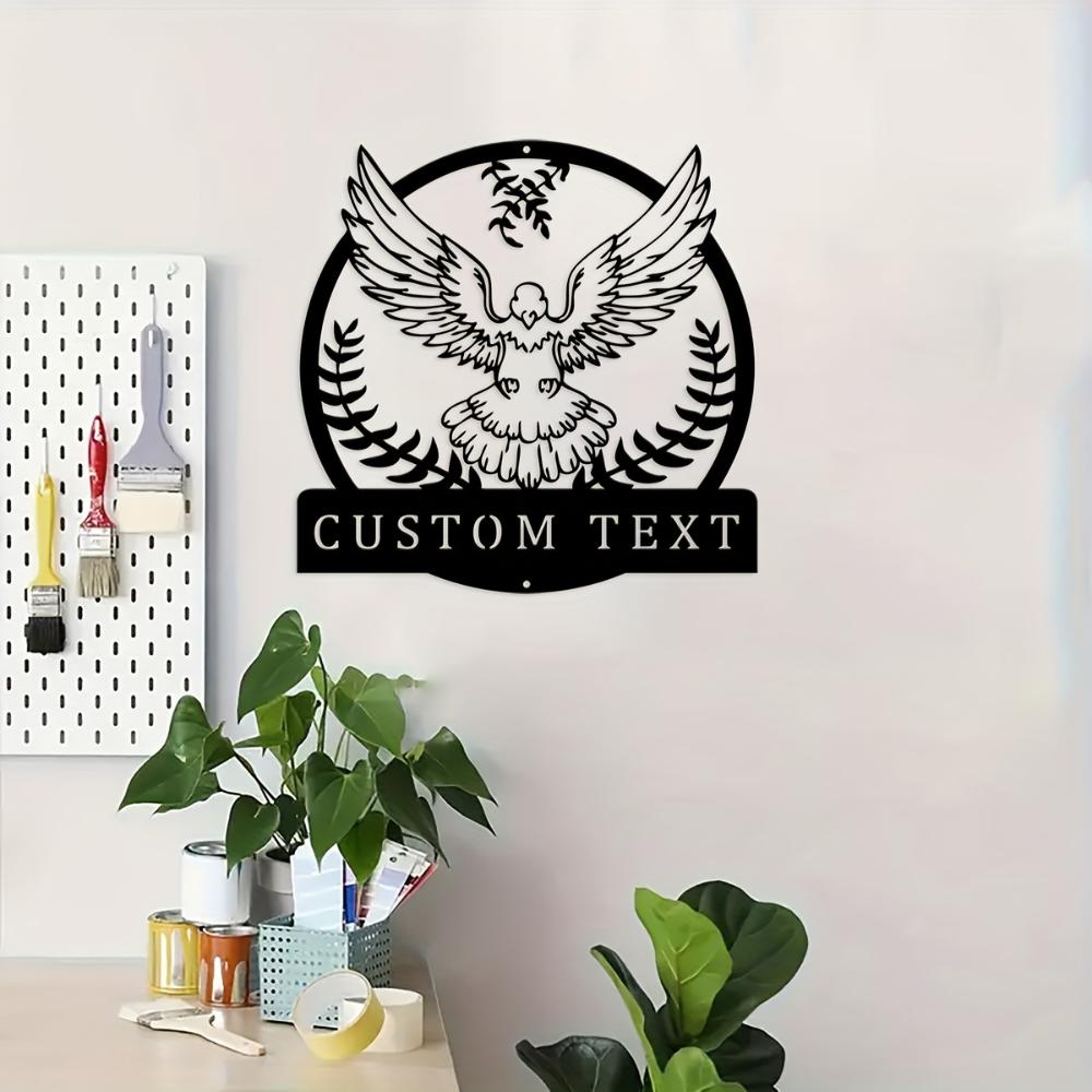 Dove Bird Metal Wall Art Vintage Home Decor Office Gift