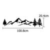 100cm Offroad Camper  PET Car Sticker Tree Mountain Car Decor Auto Decal