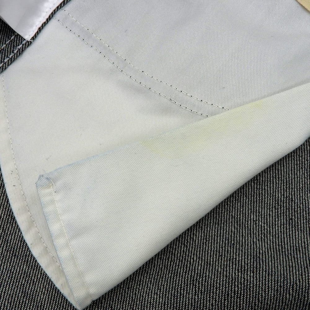 Gucci Мужские джинсы из жесткого денима индиго в отличном состоянии с деталями в виде паутины и застежкой на пуговицах, размер 34, 430368 XR188 Низ 34 ИндигоПоношенный