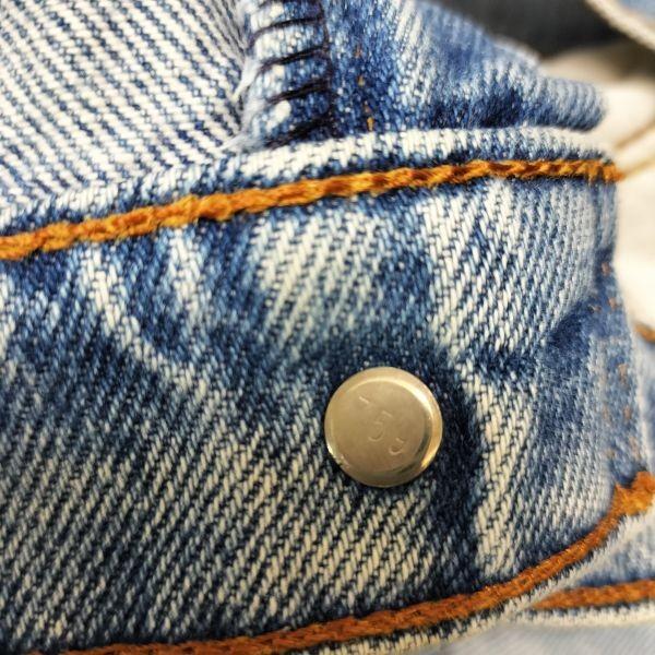 Levi’s 80-е Сделано на Филиппинах 505-0217 Штамп на пуговице 359 Джинсы из денима с эффектом краш Мужские W30 Длина по внутреннему шву 73 см Винтаж(ИСПОЛЬЗОВАЛ)