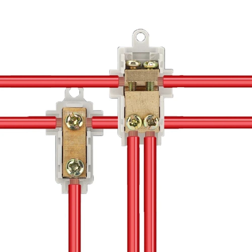 Box Terminal Block Locking Quick Crimp Block High Power Branch Terminal T-type Wiring Terminal Quick Wire Connector Terminal