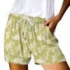 Женские повседневные летние эластичные пляжные шорты с принтом повседневные шорты