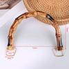 1Pc Gift Box Handle Bamboo Purse Handles Handbag Band Handle Shoulder Bag Strap Diy With Buckle Bag Accessories