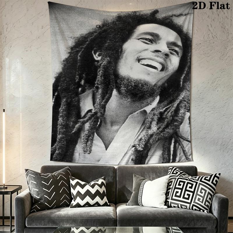 Bob Marley Live Performance Tapestry Tapestry Fashion Print Wallmounted Home Decor Wall Decoration Atmospheric Background Cloth