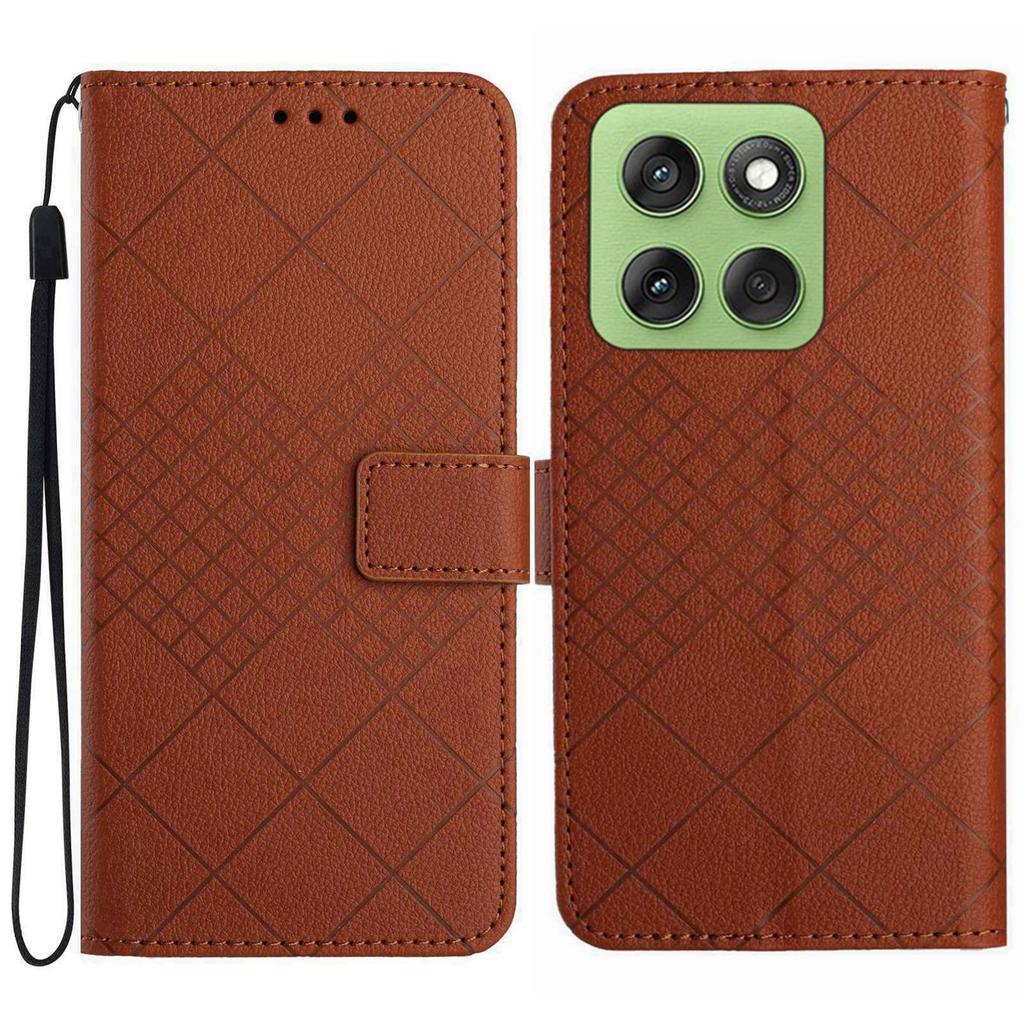 For Motorola Edge 60 5G/60 Fusion 5G Case Wallet Imprint PU Leather Flip Folio Phone Cover