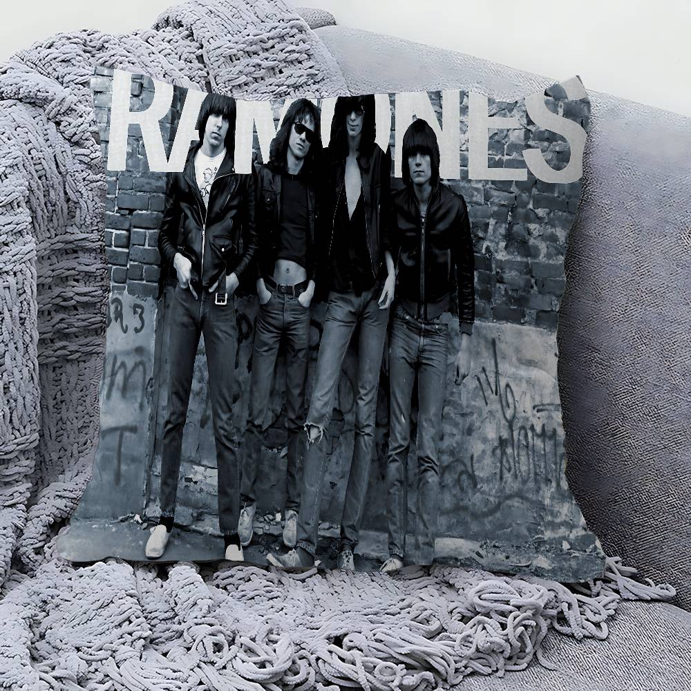 R-Ramones Band Pillow Cover For Bedroom Room And Living Room Sofa Decorative Cushion Cover