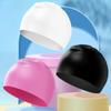 Эластичные и мягкие силиконовые шапочки для плавания, водонепроницаемая защита ушей, шапочки для плавания для родителей и детей, увеличенная шапочка для плавания, аксессуары для бассейна