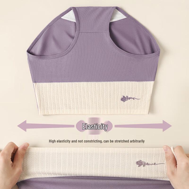 LANGSHA 2025 Женские антибактериальные бесшовные хлопковые трусы-слипы с высокой посадкой