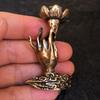 1 Piece Small Buddha Hand Backflow Incense Burner Metal Sandalwood Copper Cone Censer Lotus Mini Home Decor Ornaments