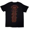 Bruce Springsteen Unisex Adult Tour Â´24 E-Street Photograph Back Print T-Shirt